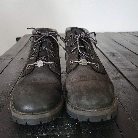 Timberland Nellie Chukka Black Boots Waterproof Anti-fatigue Ankle Women's 7 - Picture 5 of 9